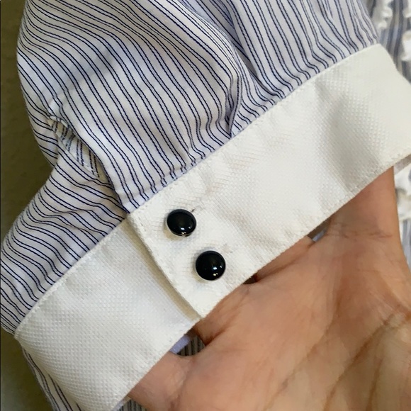 Banana Republic striped button down shirt - Picture 4 of 5